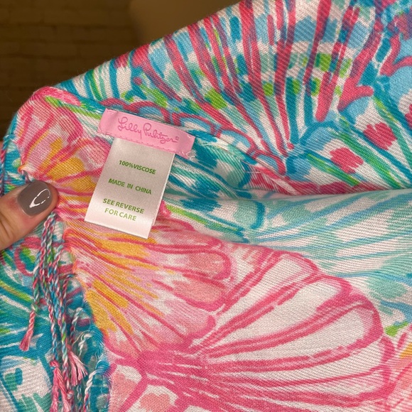 Lilly Pulitzer murfee scarf oh shello multi - Picture 6 of 6